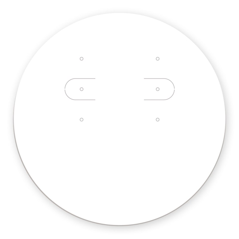 ササガワ ピアス・イヤリング専用台紙 丸型　20枚入り 19-2412　ホワイト 1冊（ご注文単位5冊）【直送品】