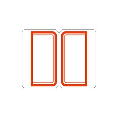 ササガワ アドインデックス 赤　大 24-53　90片 1冊（ご注文単位10冊）【直送品】