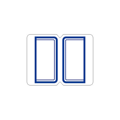 ササガワ アドインデックス 青　中 24-62　120片 1冊（ご注文単位10冊）【直送品】