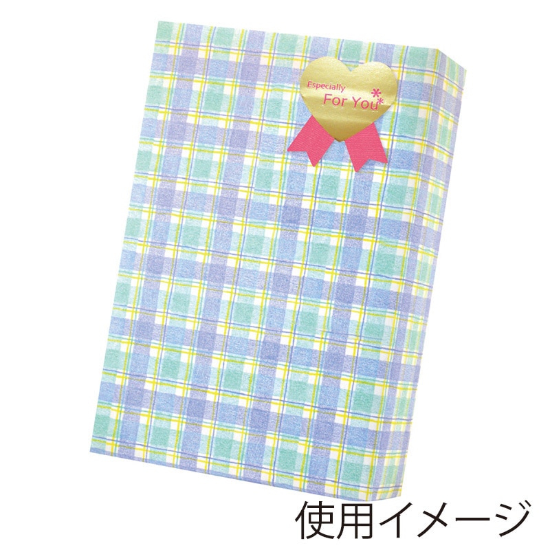 ササガワ ギフトシール For You 桃 22-4034 100片 1冊(ご注文単位1冊)【直送品】