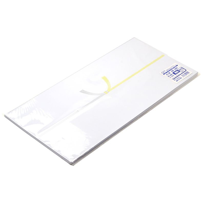 ササガワ のし紙 横長中 黄水引 京 2-386 100枚/袋(ご注文単位5袋)【直送品】