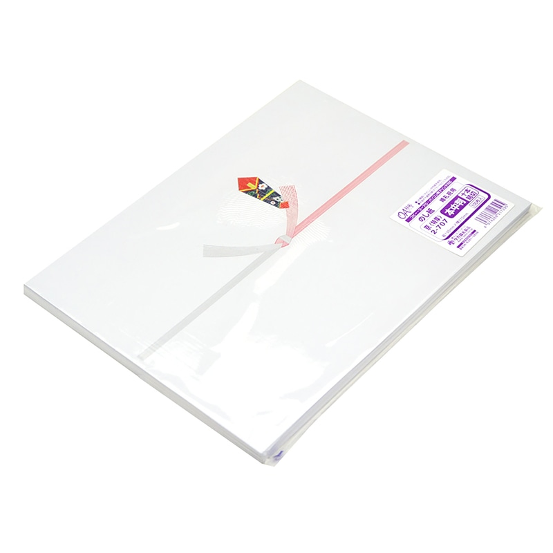 ササガワ のし紙 本中判 十本結切 京 2-707 100枚/袋(ご注文単位5袋)【直送品】
