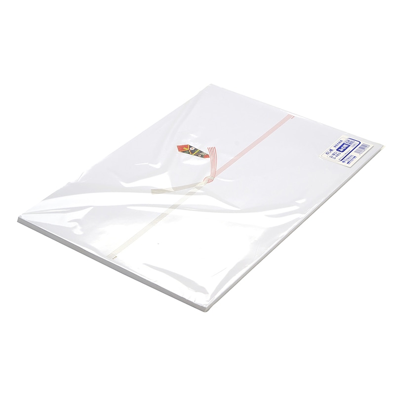 ササガワ のし紙 みの判 五本結切 山 3-483 100枚/袋(ご注文単位5袋)【直送品】