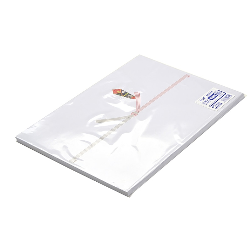 ササガワ のし紙 半紙判 五本結切 山 3-485 100枚/袋(ご注文単位5袋)【直送品】