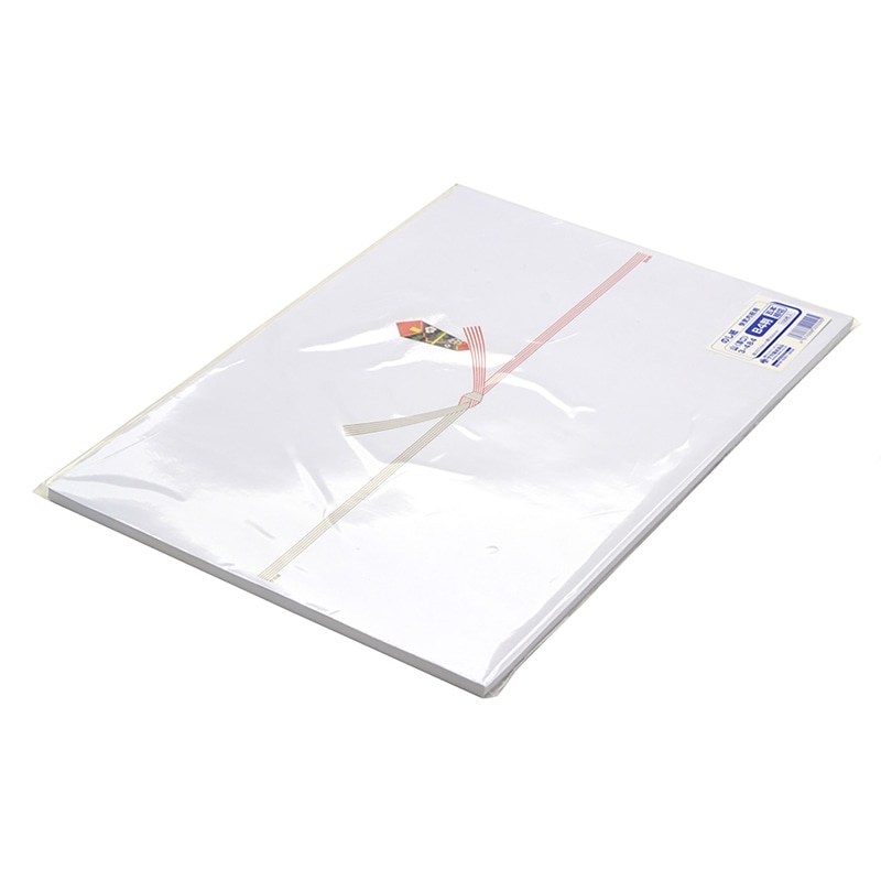 ササガワ のし紙 B4判 五本結切 山 3-484 100枚/袋(ご注文単位5袋)【直送品】