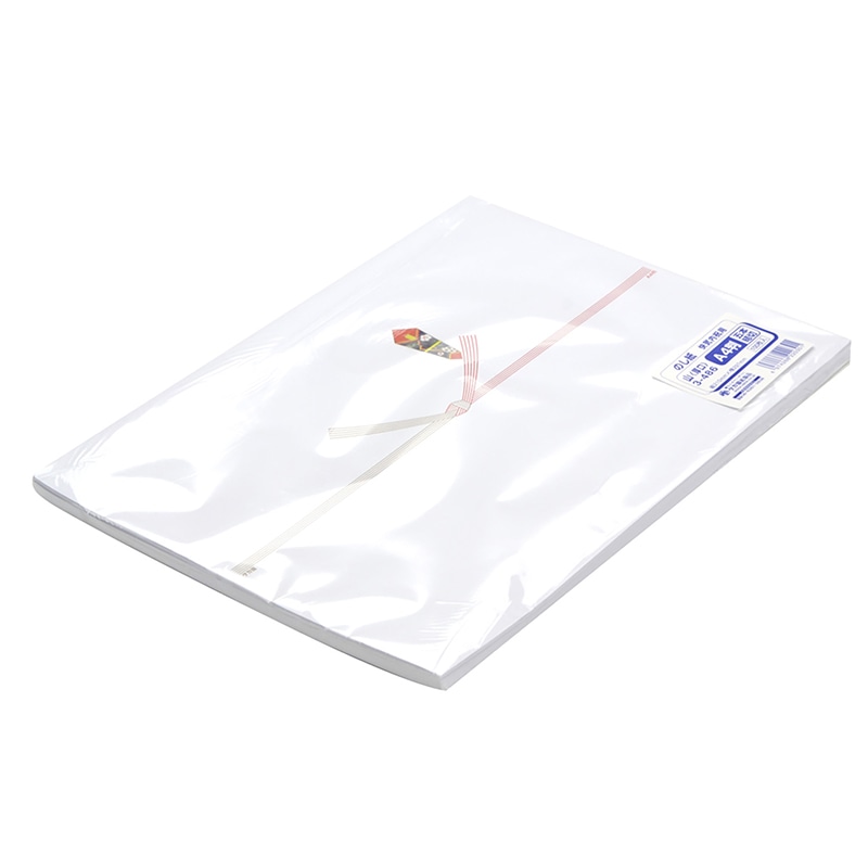 ササガワ のし紙 A4判 五本結切 山 3-486 100枚/袋(ご注文単位5袋)【直送品】