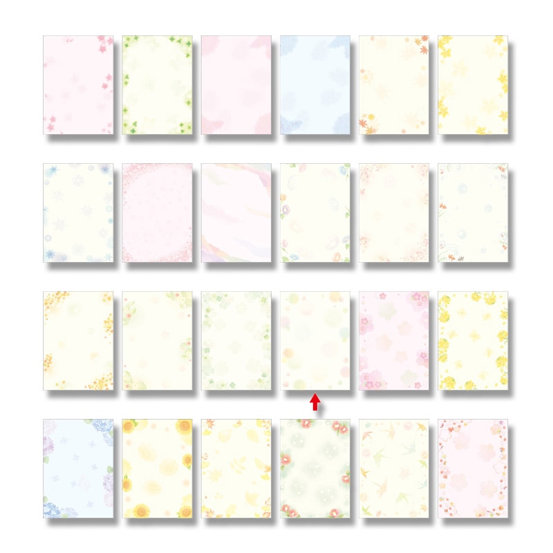 ササガワ 和柄OA用紙 和ごころ A4サイズ 1冊10枚入り 4-1027 水玉 1冊(ご注文単位5冊)【直送品】