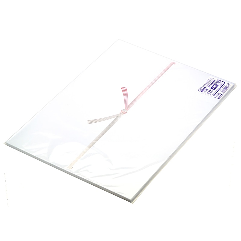 ササガワ のし紙 A3判 五本結切 のし無し 京 2-510 100枚 1冊(ご注文単位5冊)【直送品】