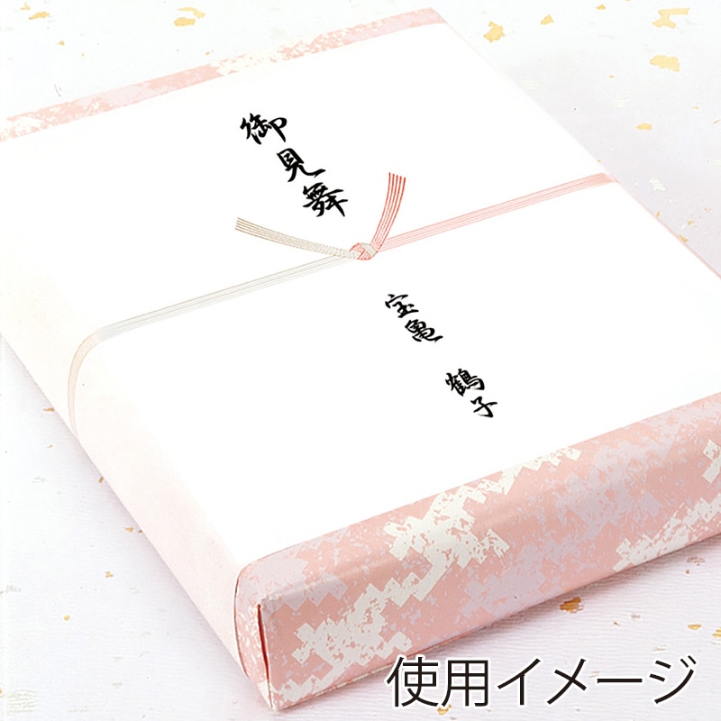 ササガワ のし紙 B5判 五本結切 のし無し 京 2-518 100枚 1冊(ご注文単位5冊)【直送品】