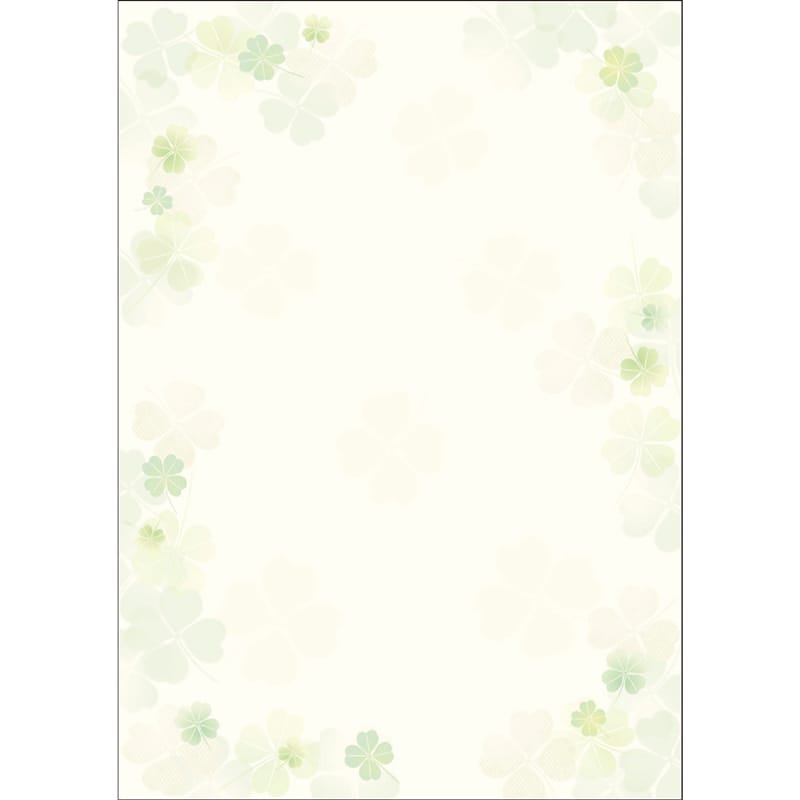 ササガワ 和柄用紙 和ごころ A4判 四つ葉 100枚入 4-1926 1冊（ご注文単位1冊）【直送品】