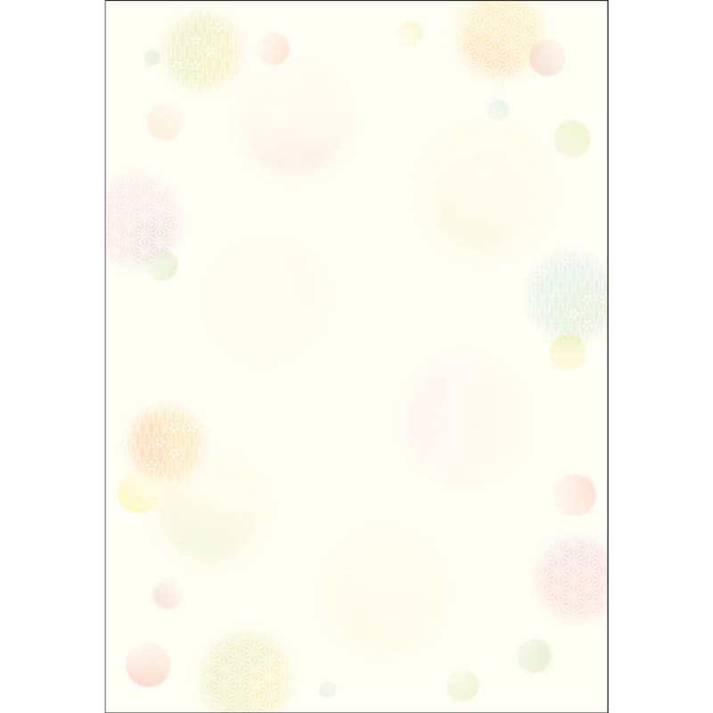 ササガワ 和柄用紙 和ごころ A4判 水玉 100枚入 4-1927 1冊（ご注文単位1冊）【直送品】