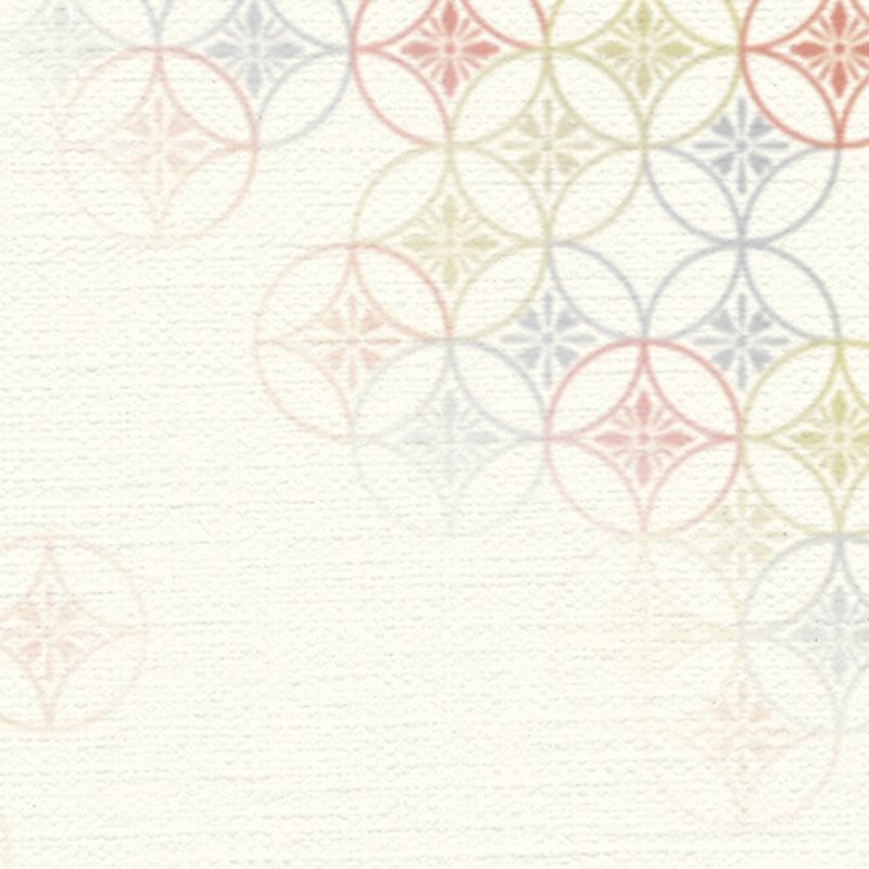 ササガワ 和柄用紙 和ごころ A4判 花七宝 4-1043 10枚 1冊(ご注文単位5冊)【直送品】