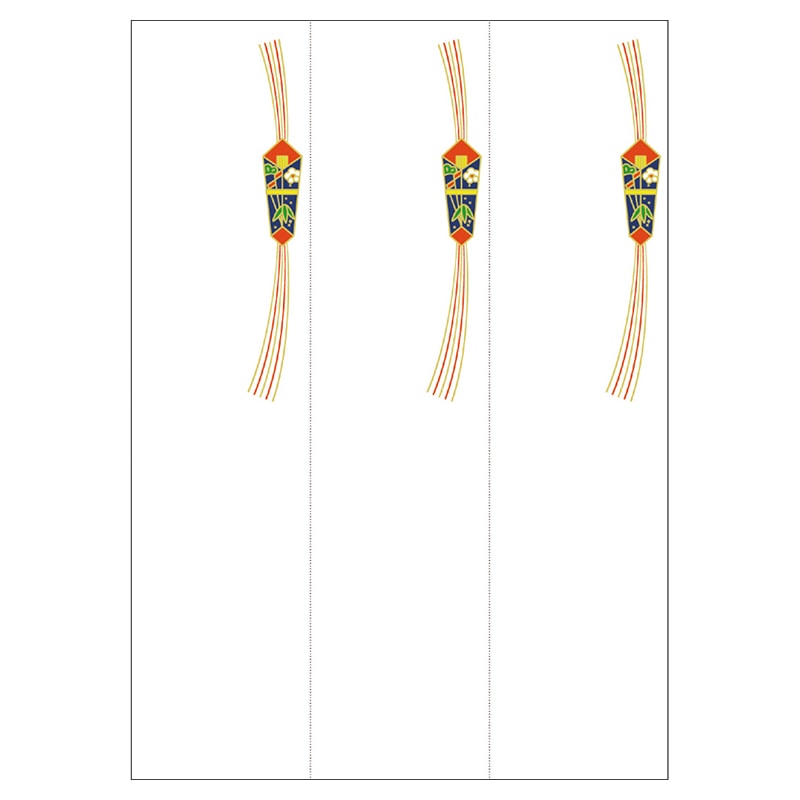 ササガワ OA対応札紙 都のし　祝 28-962　105枚 1冊（ご注文単位1冊）【直送品】