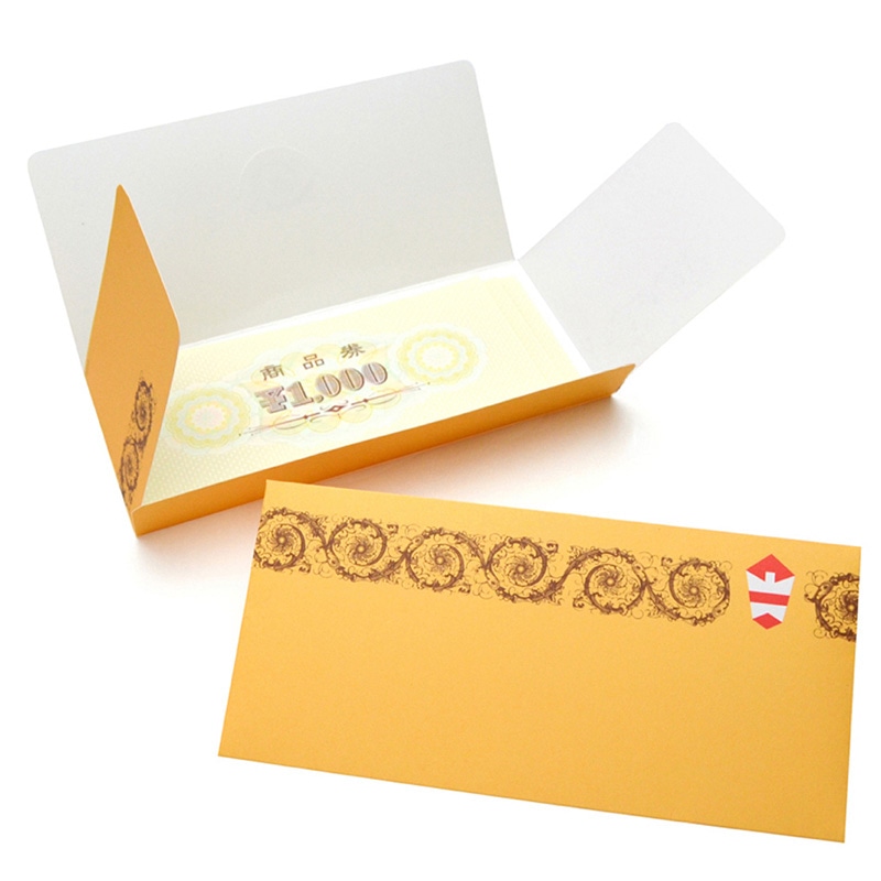 ササガワ 商品券袋 横型のし付　折込式無字 9-351　100枚 1箱（ご注文単位1箱）【直送品】