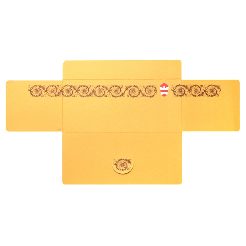 ササガワ 商品券袋 横型のし付　折込式無字 9-351　100枚 1箱（ご注文単位1箱）【直送品】