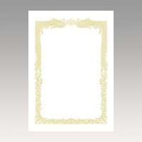ササガワ 賞状用紙 B5横書用 1冊10枚袋入 10-1051 賞状 白 B5横書 1冊(ご注文単位10冊)【直送品】