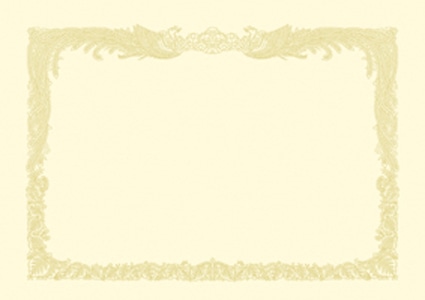 ササガワ OA賞状用紙 クリーム　A3判　縦書用 10-1187　100枚 1箱（ご注文単位1箱）【直送品】