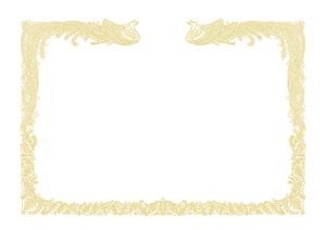 ササガワ OA賞状用紙 雲なし　A4判　縦書用 10-1460　100枚 1箱（ご注文単位1箱）【直送品】