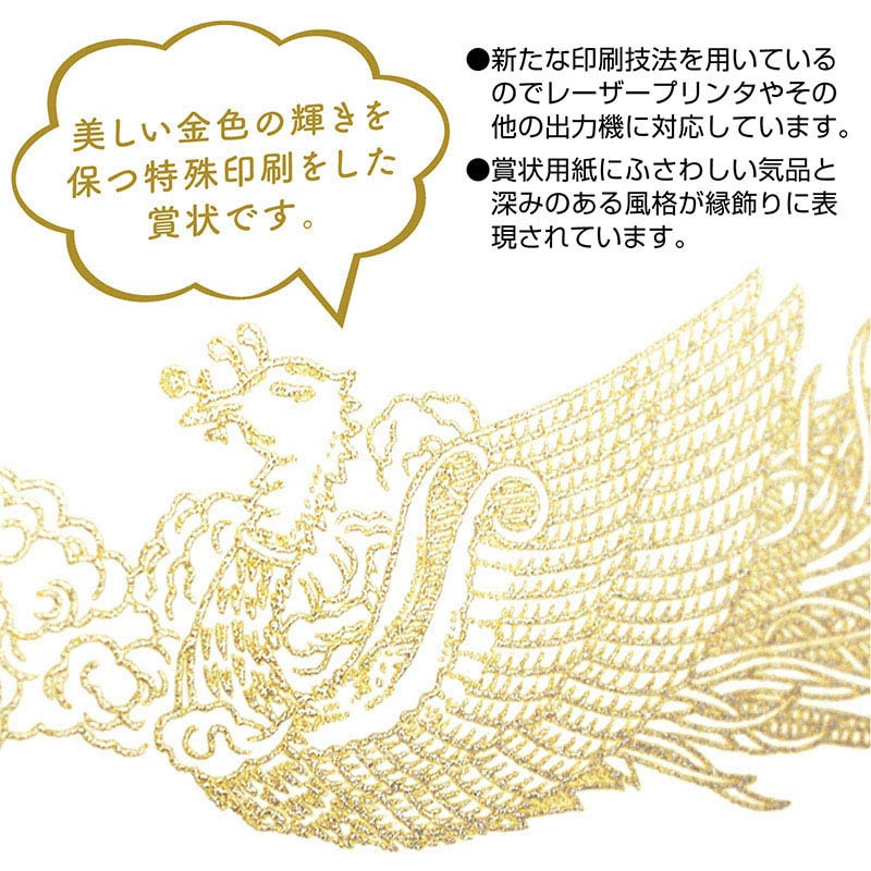ササガワ OA賞状用紙 雲なし A4判 縦書用 10-1460 100枚 1箱(ご注文単位1箱)【直送品】