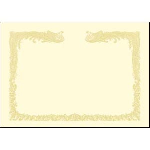 ササガワ OA賞状用紙 雲なし　クリーム　A4判　縦書用 10-1467　100枚 1箱（ご注文単位1箱）【直送品】