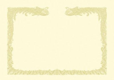 ササガワ OA賞状用紙 雲なし　クリーム　B4判　縦書用 10-1477　100枚 1箱（ご注文単位1箱）【直送品】