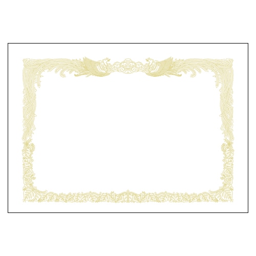 ササガワ 厚口OA賞状用紙 白　B4判　縦書用 10-1270　10枚 1冊（ご注文単位10冊）【直送品】