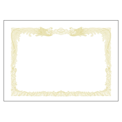 ササガワ 厚口OA賞状用紙 白　A3判　縦書用 10-1280　10枚 1冊（ご注文単位10冊）【直送品】