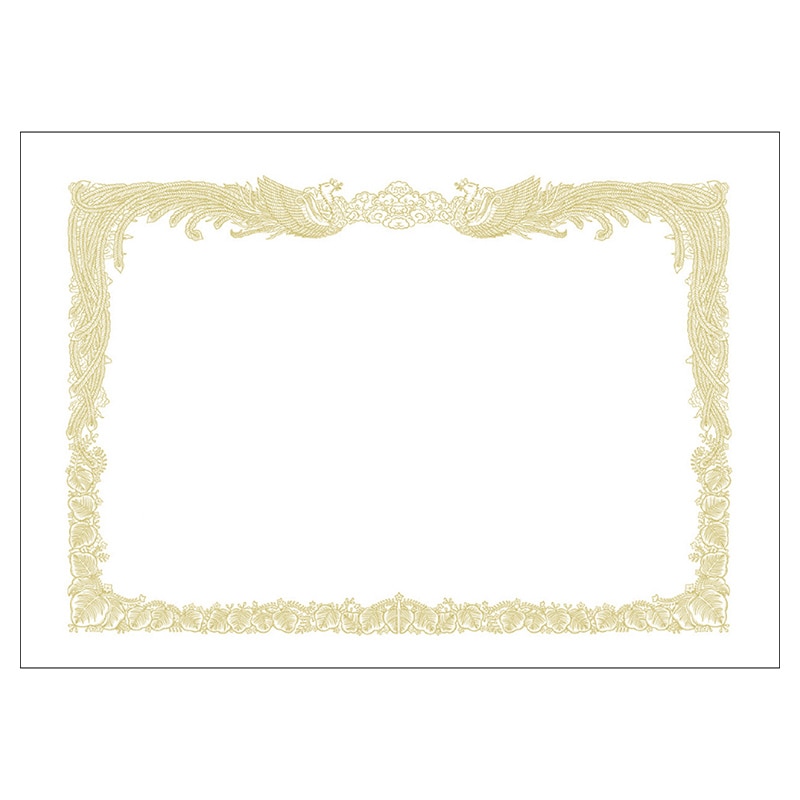 ササガワ 厚口OA賞状用紙 白　A3判　縦書用 10-1380　100枚 1箱（ご注文単位1箱）【直送品】