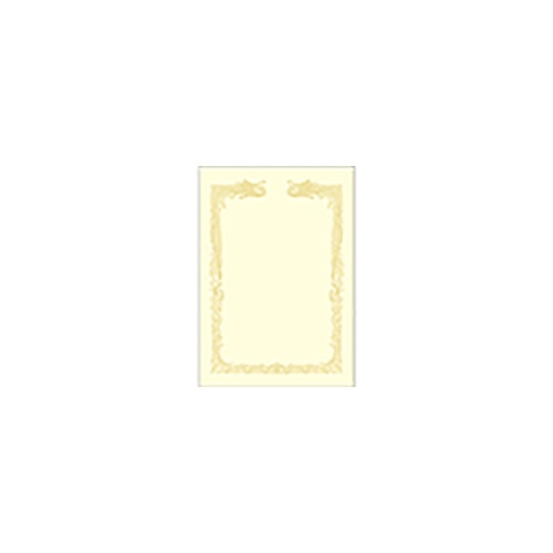 ササガワ OA賞状用紙 雲なし クリーム A3判 横書用 10-1488 100枚 1箱(ご注文単位1箱)【直送品】