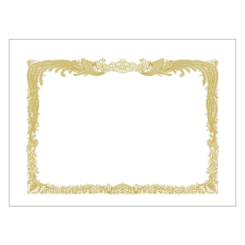 ササガワ 賞状用紙 上質紙 A4判 縦書用 10-5020 100枚 1箱(ご注文単位1箱)【直送品】