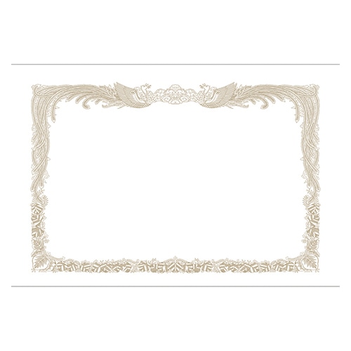 ササガワ ミニ賞状用紙 縦書用 はがき判 10-1520 10枚 1冊(ご注文単位5冊)【直送品】