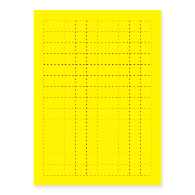 ササガワ 11-2790 黄ポスター 大 無地 100枚/冊