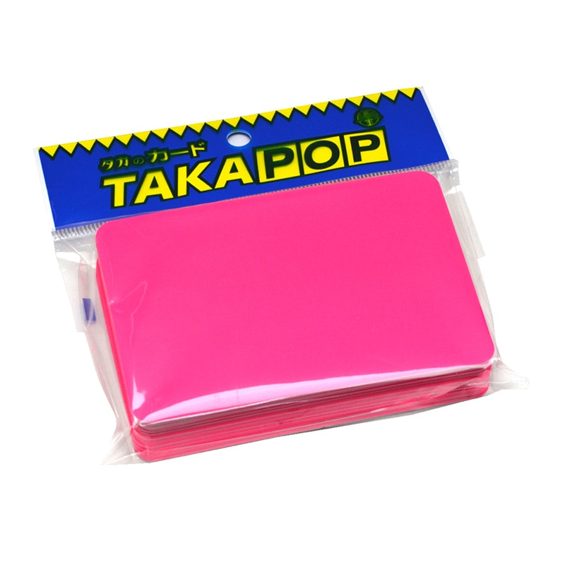 ササガワ ケイコーカード ¥マークなし 特大 桃 14-3553 30枚/冊