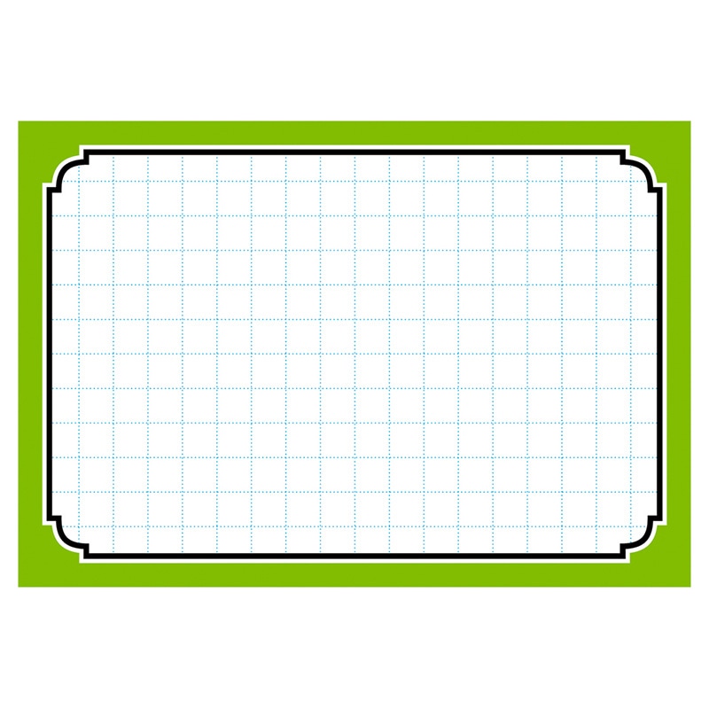 ササガワ カード 中 グリーン枠 16-4373 50枚 1冊(ご注文単位5冊)【直送品】