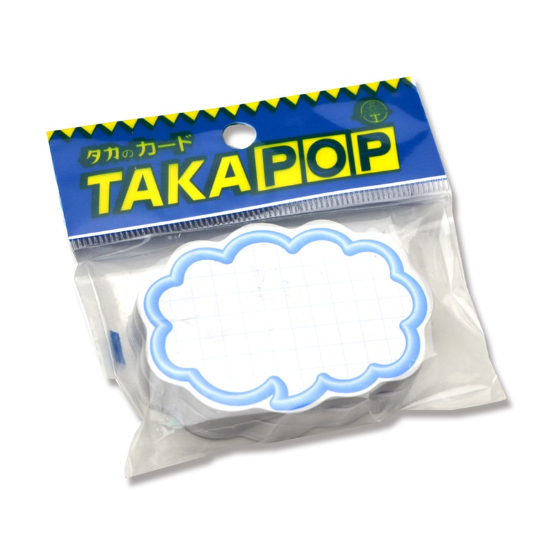 ササガワ 抜型カード 吹出型 50枚袋入 16-4083 立体枠 吹出し ¥なし 1冊(ご注文単位5冊)【直送品】