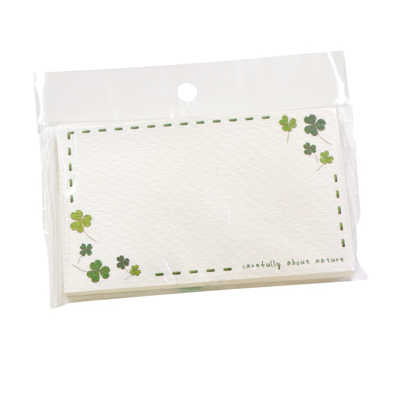 ササガワ ショーカード 名刺サイズ クローバー 16-1700 30枚/冊