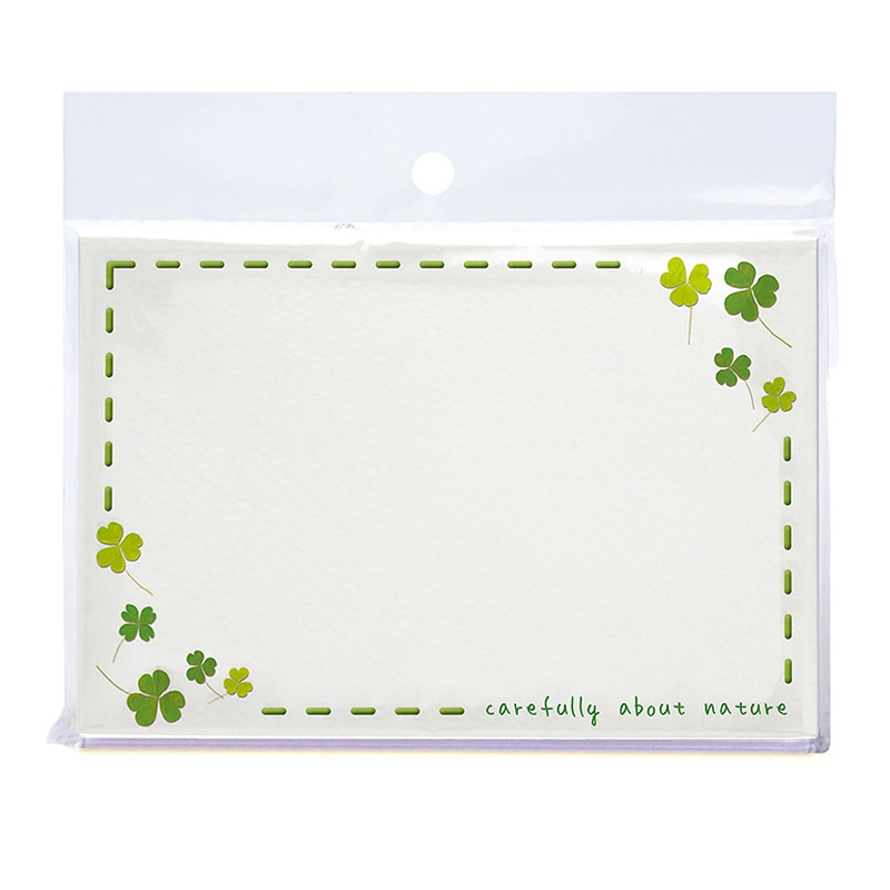 ササガワ ショーカード はがき判 クローバー16-1701 30枚/冊