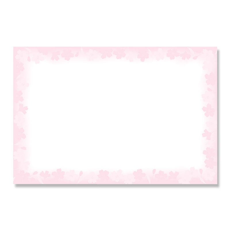 ササガワ ショーカード はがき判 花枠 16-1711 30枚/冊