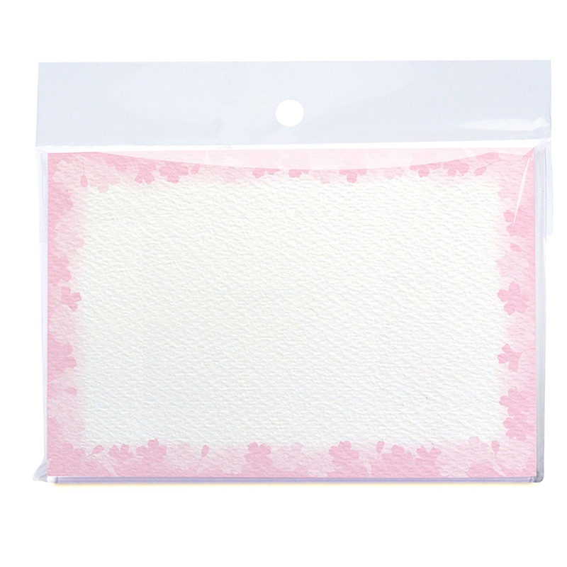 ササガワ ショーカード はがき判 花枠 16-1711 30枚/冊