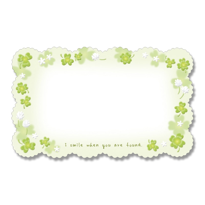 ササガワ ファンタジーカード ファンシークローバー 16-880 100枚/冊