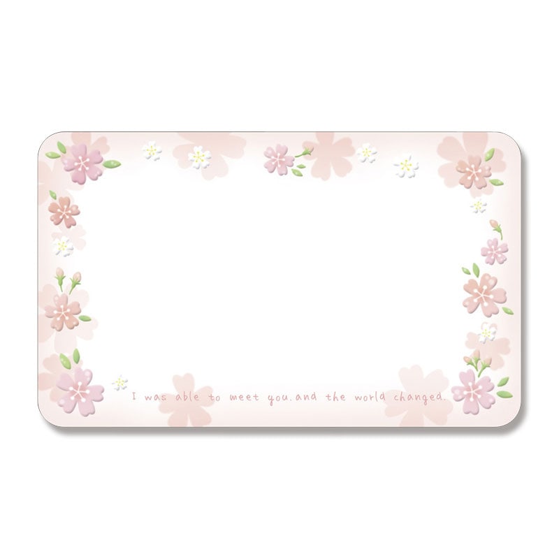 ササガワ ファンタジーカード チェリーピンク 16-881 100枚/冊