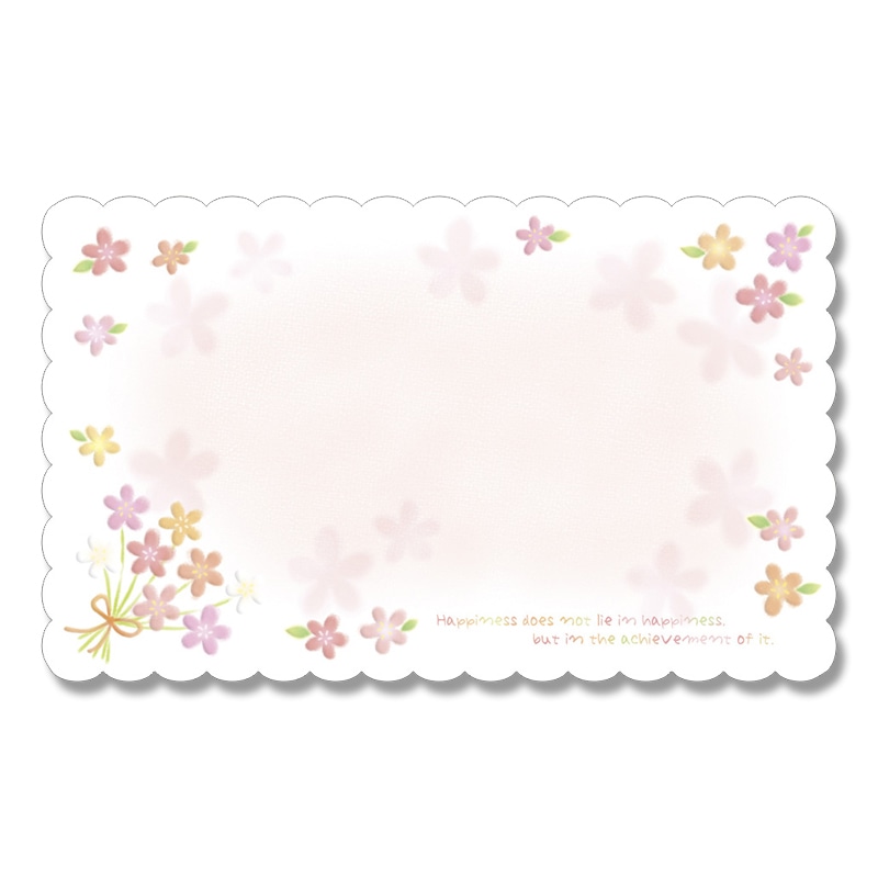 ササガワ ファンタジーカード フラワーボム 16-882 100枚/冊