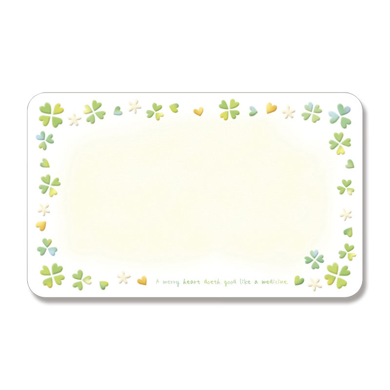 ササガワ ファンタジーカード カラフルクローバー 16-883 100枚/冊