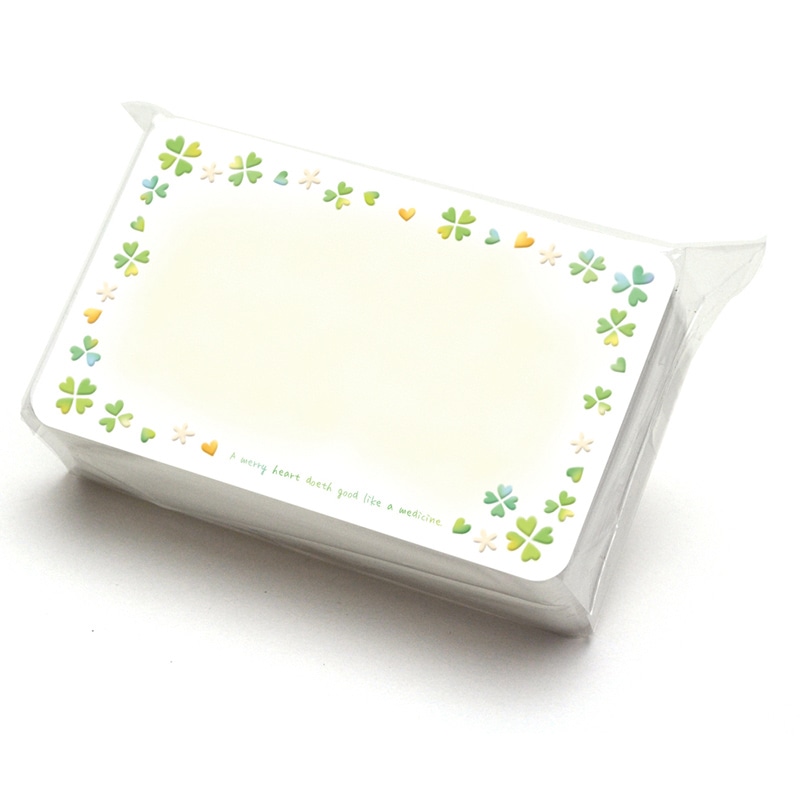 ササガワ ファンタジーカード カラフルクローバー 16-883 100枚/冊