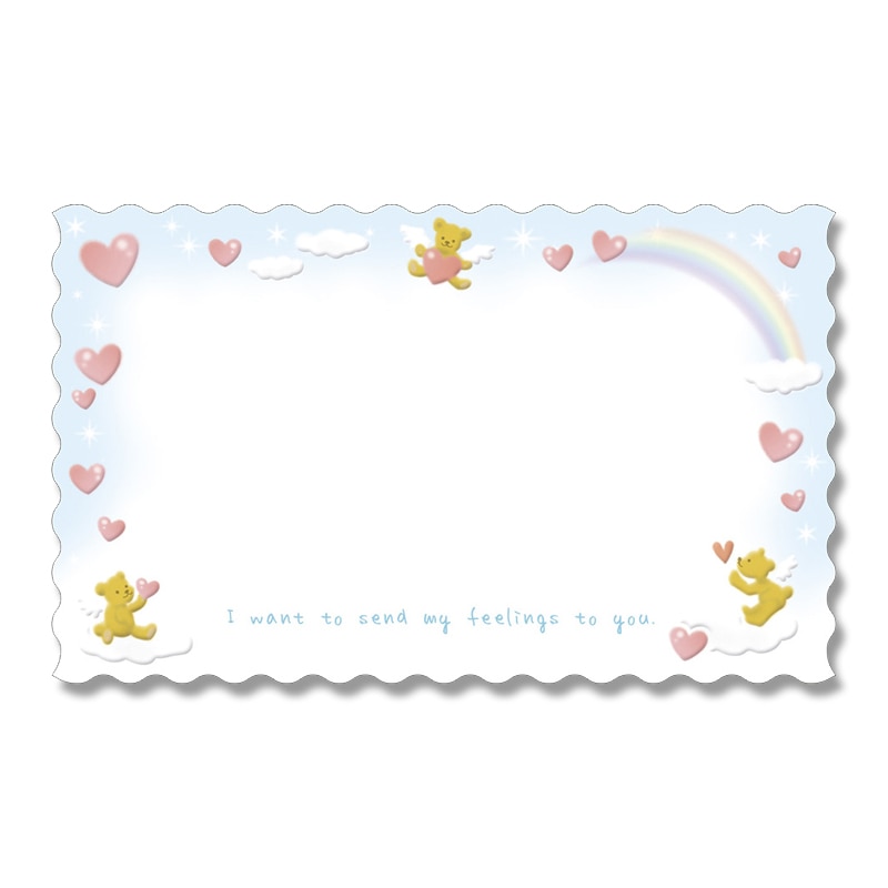 ササガワ ファンタジーカード エンゼルベア 16-884 100枚/冊