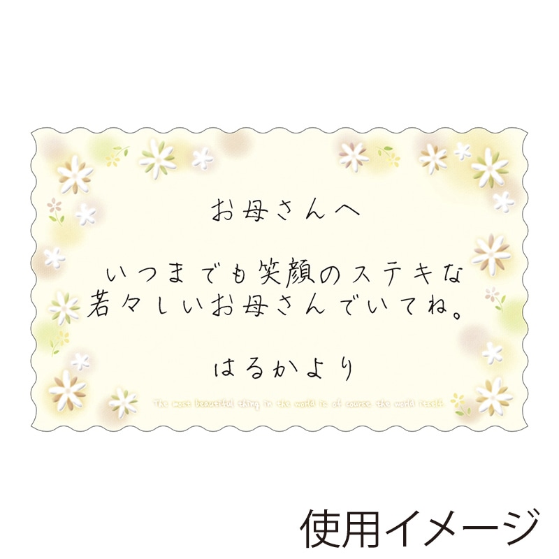ササガワ ファンタジーカード ロマンフラワー 16-887 100枚/冊