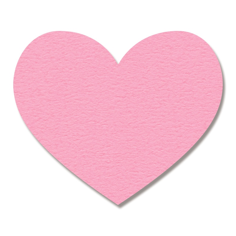 ササガワ 抜き型カード　ぷちカード 12枚（6色各2枚）袋入 16-7020　ハート　中 1冊（ご注文単位5冊）【直送品】