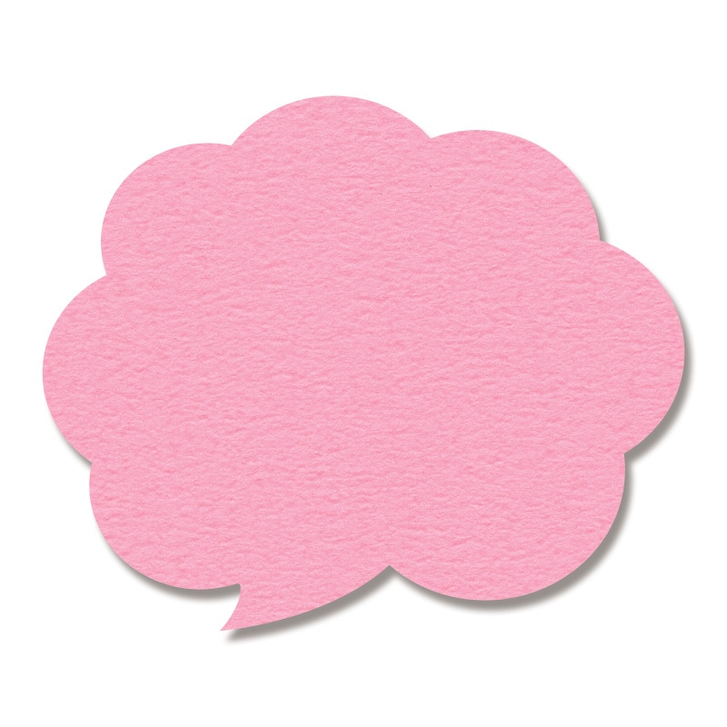 ササガワ 抜き型カード ぷちカード 12枚(6色各2枚)袋入 16-7021 フキダシ 中 1冊(ご注文単位5冊)【直送品】