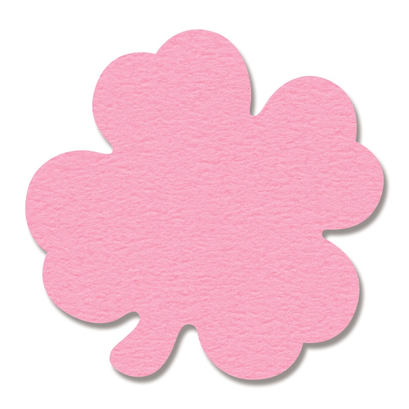 ササガワ 抜き型カード ぷちカード 12枚(6色各2枚)袋入 16-7025 クローバー 中 1冊(ご注文単位5冊)【直送品】