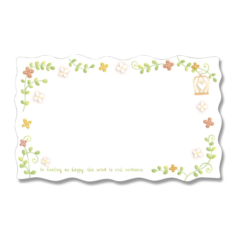 ササガワ ファンタジーカード グリーンラブ 16-572 100枚/冊